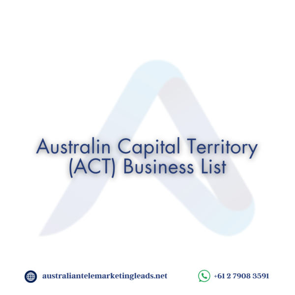 Australian Capital Territory Business List 2025