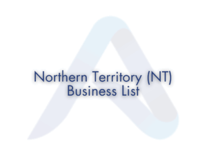 Northern Territory Business List 2025