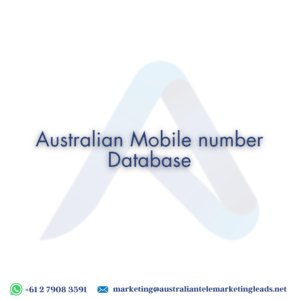 Best Mobile Phone Number Database Australia 2024