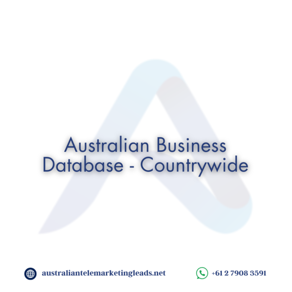 Business Database Australia 2025. Australian B2B Companies List