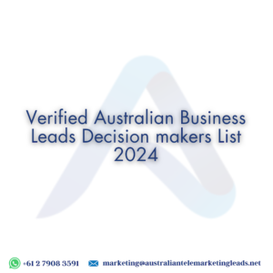 Verified Australian Business Leads 2024
