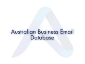 Australia Email Marketing List