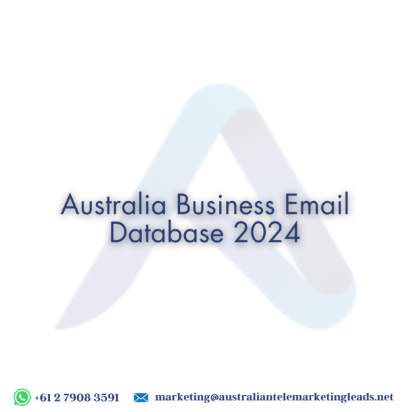 Australia business Email List Database 2024