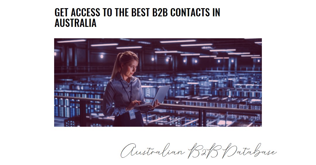 Best Australia B2B Database - Unlock Business Opportunities 1
