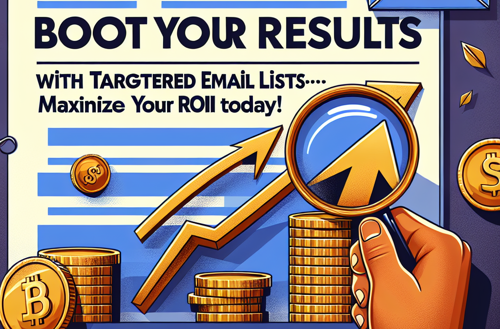 Boost Your Results with Targeted Email Lists—Maximize Your ROI Today!