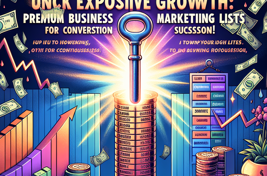 Unlock Explosive Growth: Premium Business Marketing Lists for Conversion Success!