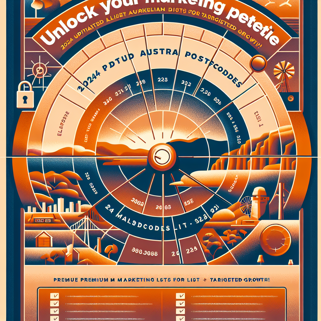 Unlock Your Marketing Potential: 2024 Updated Australia Postcodes List ...