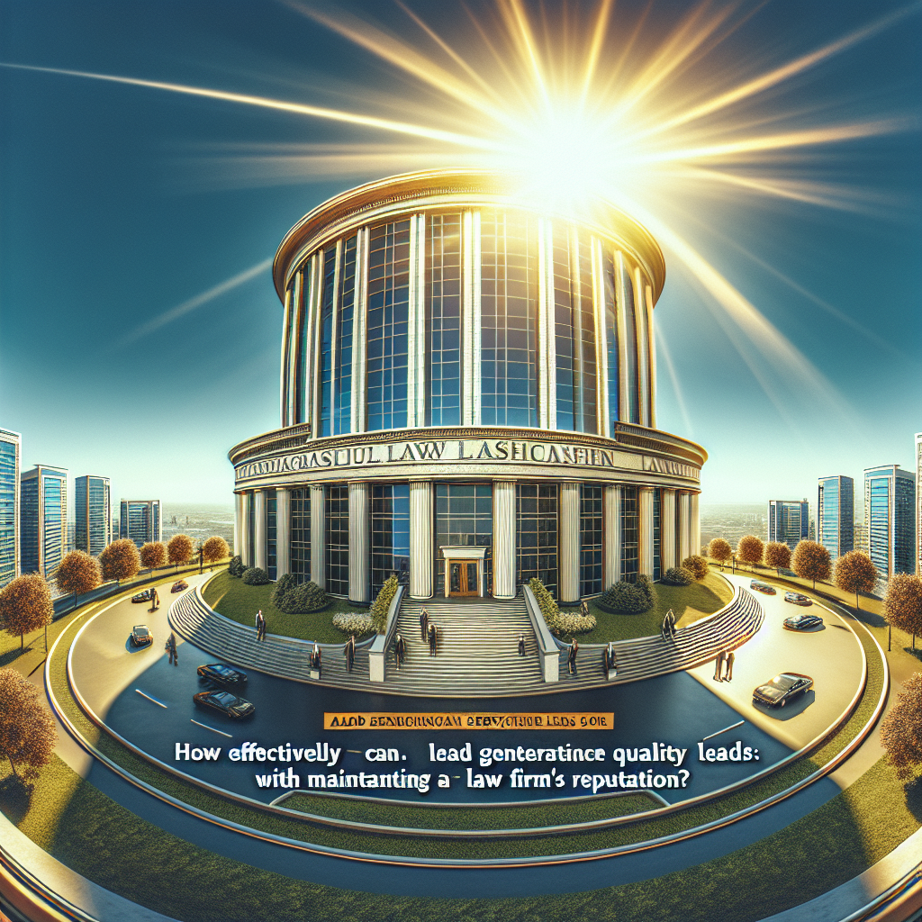 Lead generation services for law firms