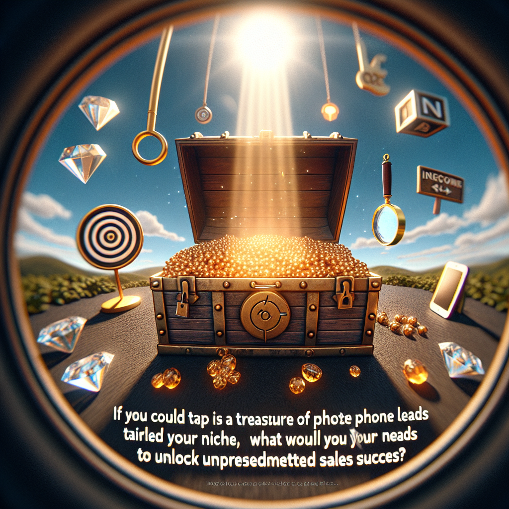 If you could tap into a treasure trove of phone leads tailored specifically to your niche, what would be your dream criteria for these leads to unlock unprecedented sales success?