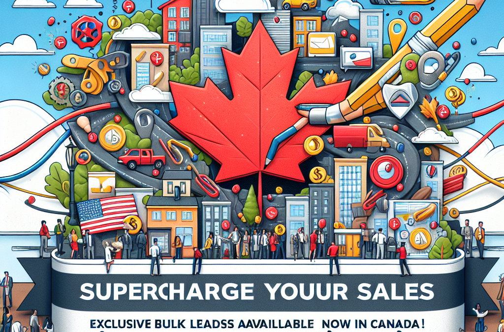 Supercharge Your Sales: Exclusive Bulk Leads Available Now in Canada!