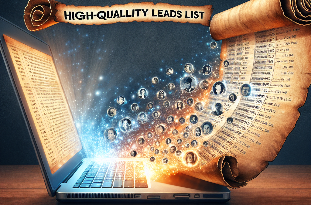 Transform Your Sales Strategy: High-Quality Leads List Awaits!