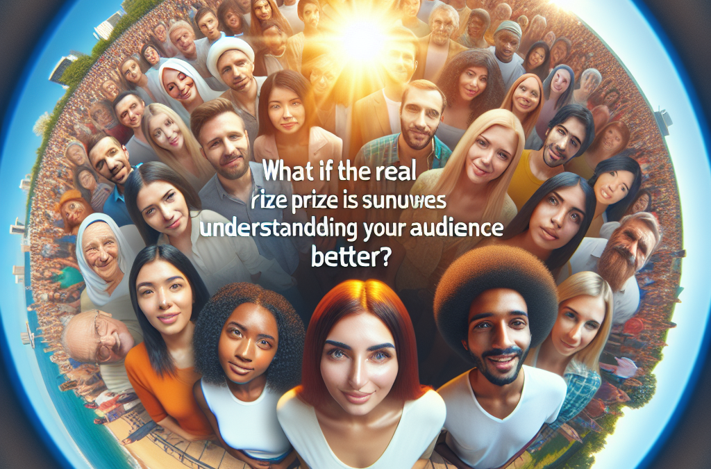 What if the real prize is understanding your audience better?