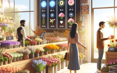 How can AI-driven customer interactions enhance a florist’s ability to anticipate and fulfill seasonal demand while personalizing the shopping experience?