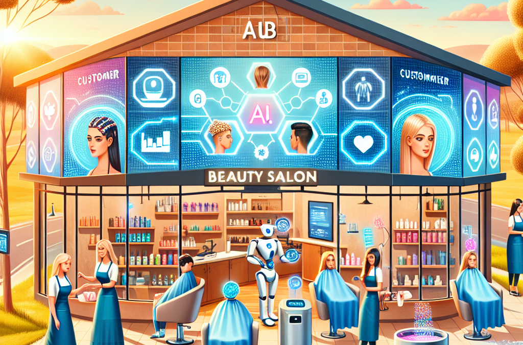 How can AI-driven customer interactions in beauty salons enhance client satisfaction while personalizing services and streamlining appointment management?