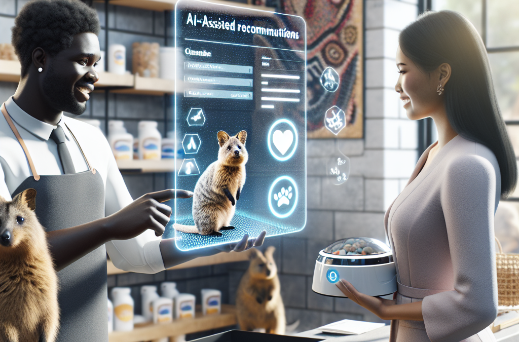 How can AI-driven customer service enhance personalized pet care recommendations, ultimately boosting customer loyalty for pet shops?