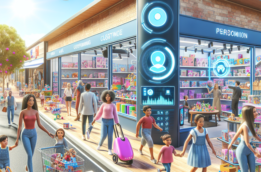 How could AI-driven customer service personalize the shopping experience for toy store customers, potentially boosting sales and loyalty?