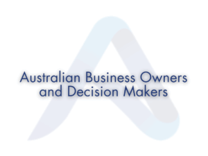Australian List of Business Owners and decision makers