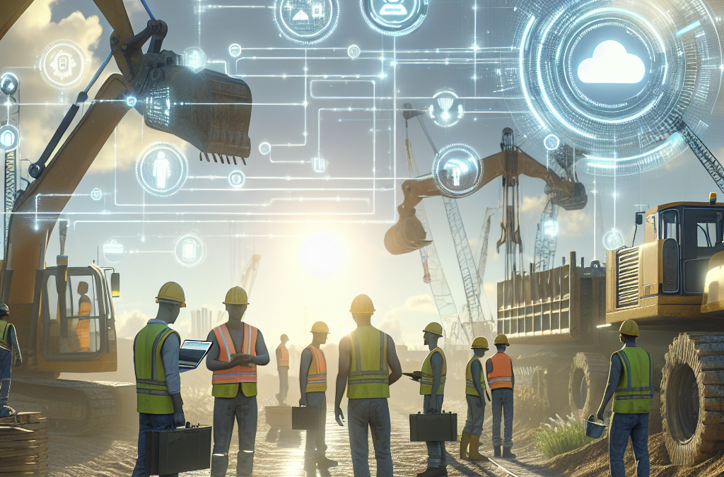 How can AI-driven customer service enhance the efficiency of communication and support between construction equipment suppliers and their clients, ultimately transforming project outcomes?