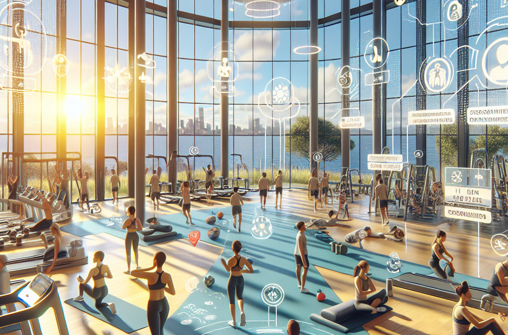 How could AI-driven customer service enhance member engagement and retention in health clubs?