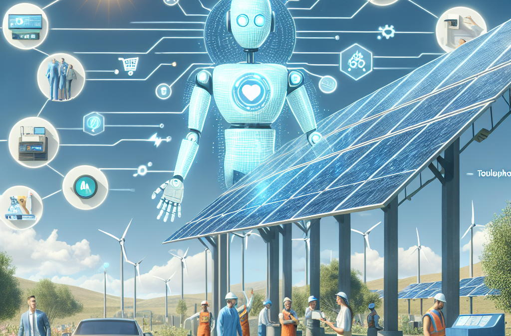 How could AI-driven customer service streamline the solar installation process, enhancing customer satisfaction while reducing operational costs?