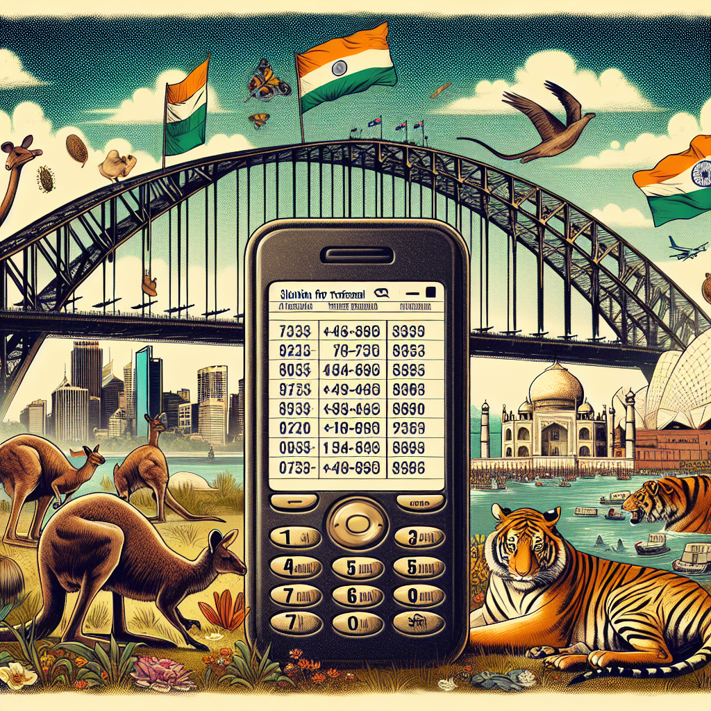 australia mobile number list