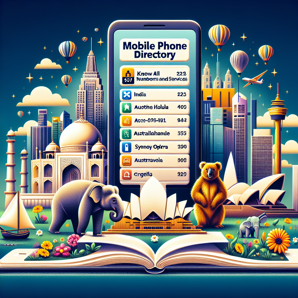 mobile phone directory